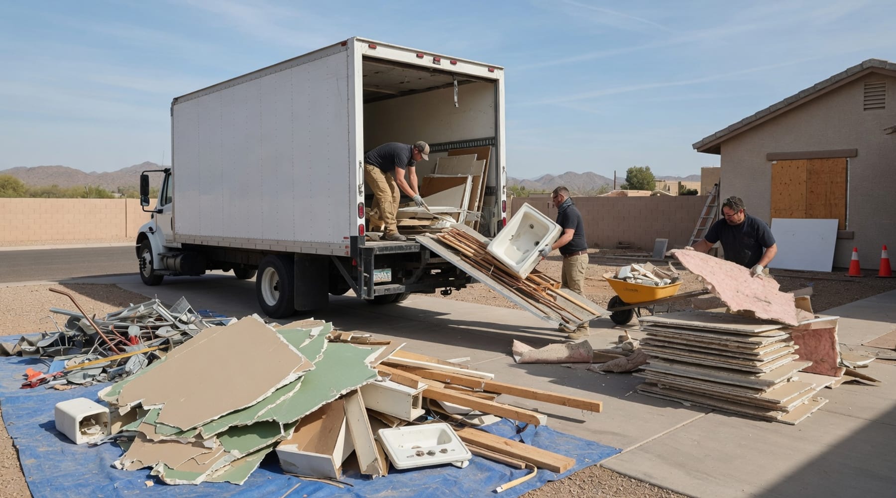 Construction Debris help in Phoenix