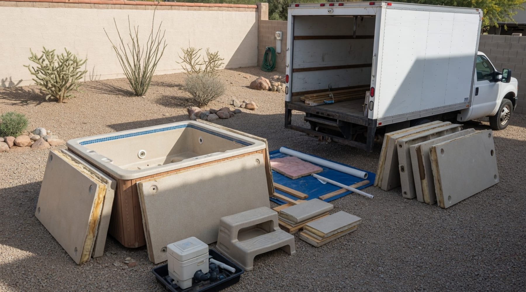 Hot Tub Removal help in Phoenix