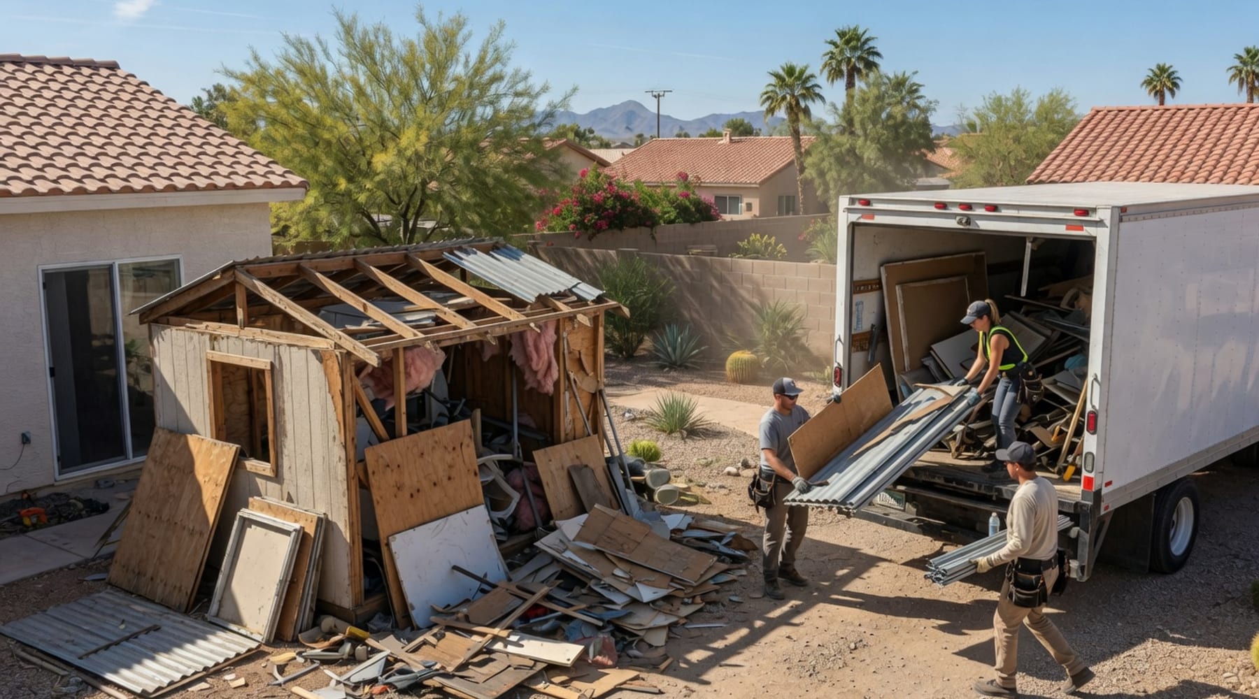 Shed Removal help in Phoenix