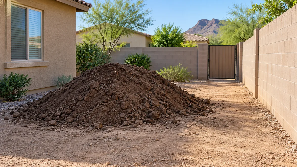 Illustration for dirt removal